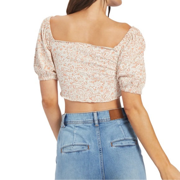 ROXY Cropped Printed Top - Picture 8 of 8